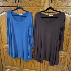 Larace Tunic Tops Bundle of 2 size 3X